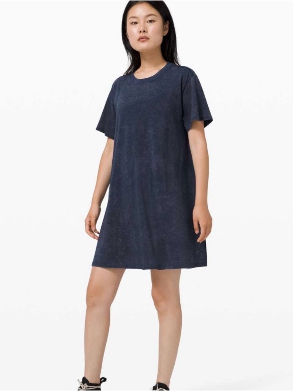 lululemon athletica | All Yours Tee Dress, Washed Navy Colorway, Size 10 - EUC